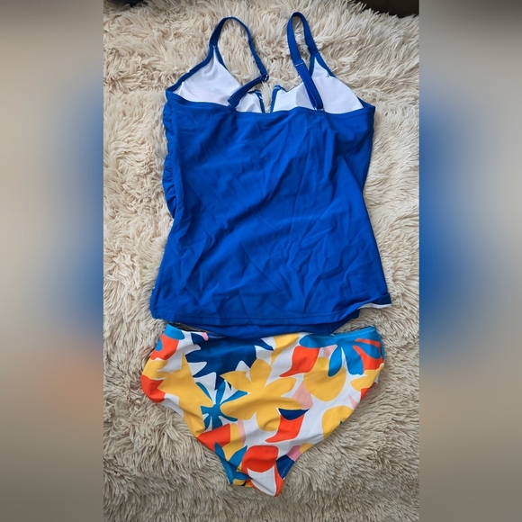 Beachsissi Women's Ruched Design Tankini #849 - Picture 3 of 9